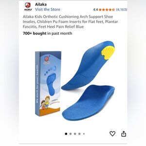 Ailaka kids orthotic kids shoe insole